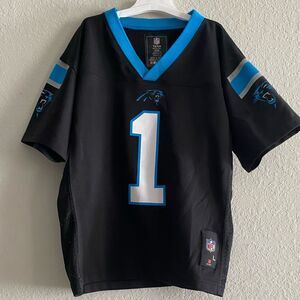 NFL Nike Carolina Panthers Jersey Little Boys Size 7 Cam Newton #1
